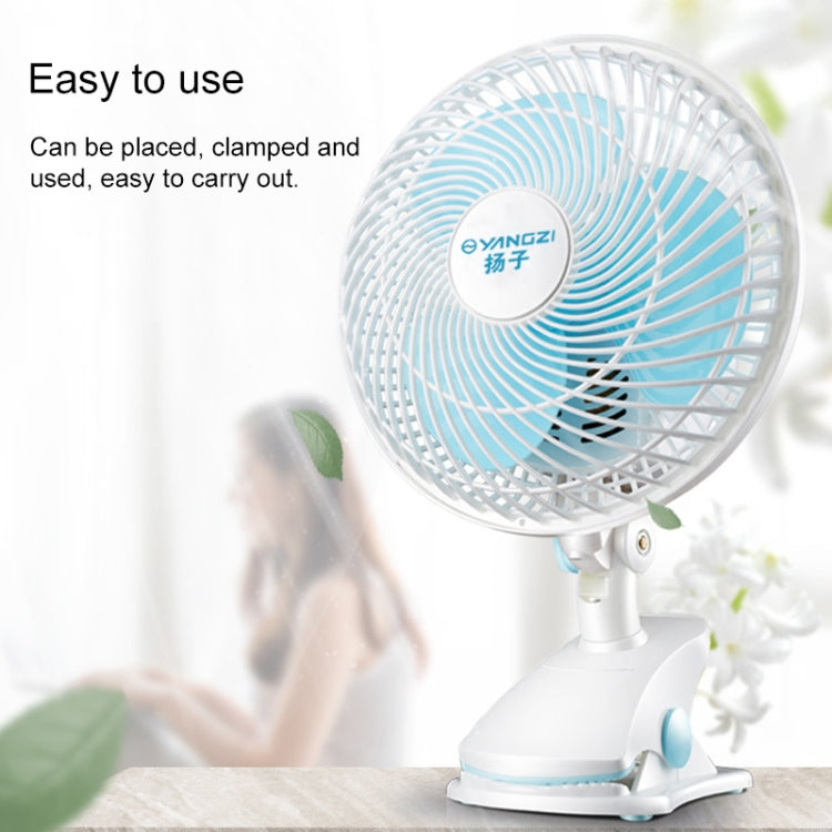 220V Portable Household Dormitory Mute Clip Base Mini Electric Fan, Length: 3m CN Plug
