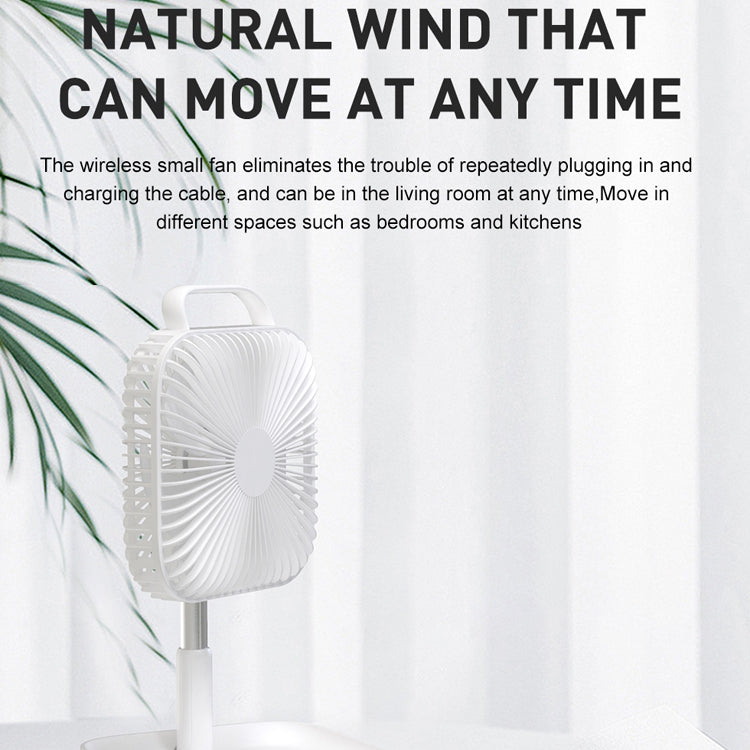Multi-functional Portable Folding Fan with 80 Degrees Shaking Head & Four Air Supply Modes