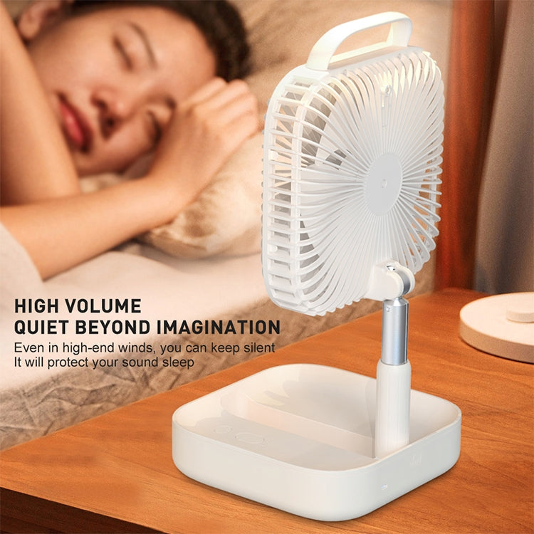 Multi-functional Portable Folding Fan with 80 Degrees Shaking Head & Four Air Supply Modes