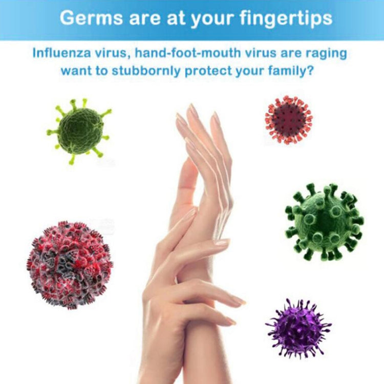 10 PCS 70ml Portable Rinse Free Silver Ion Alcohol Quick-drying Antibacterial Hand Sanitizing Gel