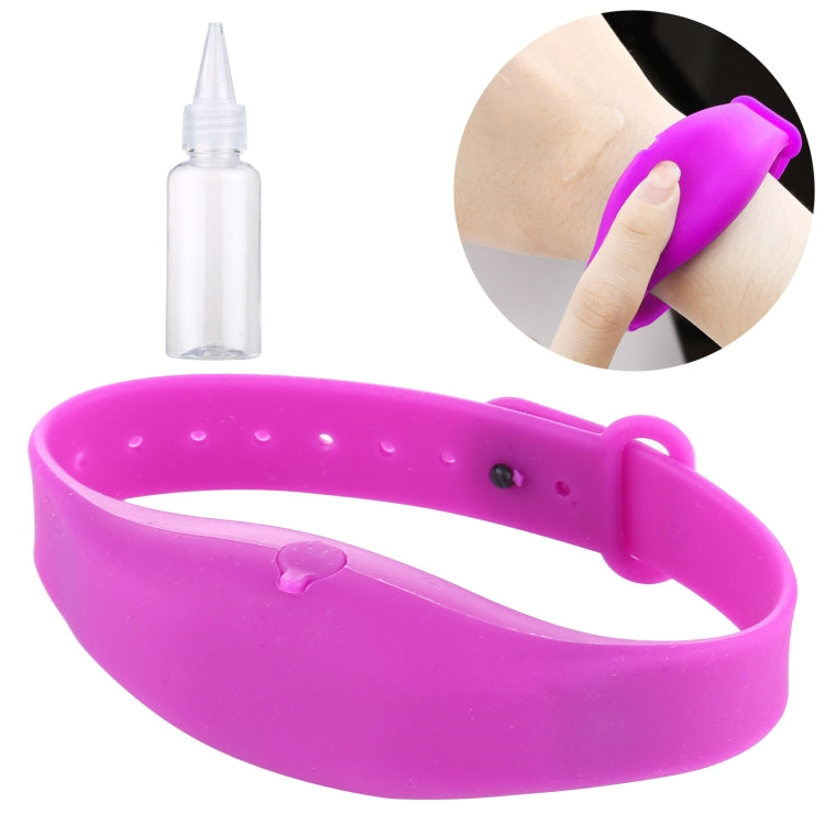 30ml Portable Adjustable Silicone Liquid Soap Handwashing Fluid Split Bracelet
