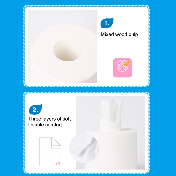 50 Rolls 145g Household Three-layer Toilet Paper Sanitary Paper