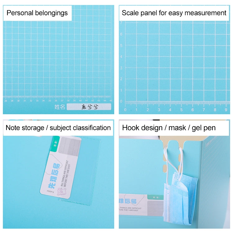 Student Work Meal Desktop Anti-spray Baffle Isolation Protective Board, Size: L