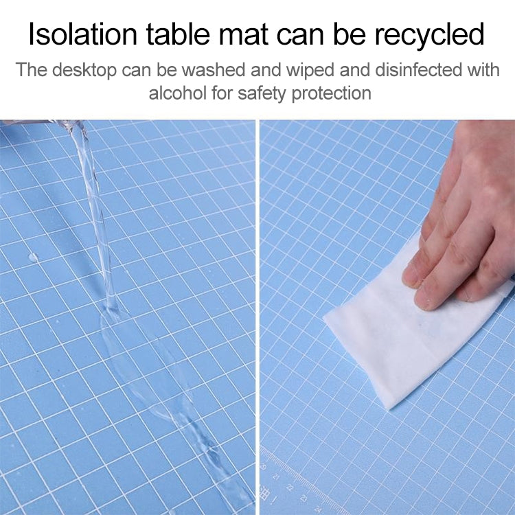 Student Work Meal Desktop Anti-spray Baffle Isolation Protective Board, Size: L