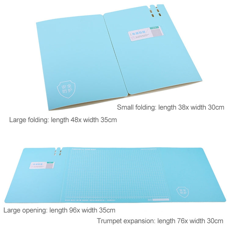 Student Work Meal Desktop Anti-spray Baffle Isolation Protective Board, Size: L