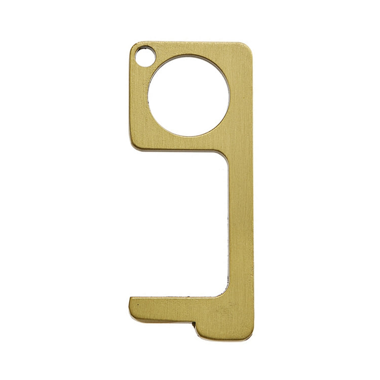 2 PCS Portable Quarantine Virus Open Door Press Elevator Key Ring