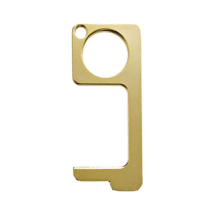 2 PCS Portable Quarantine Virus Open Door Press Elevator Key Ring