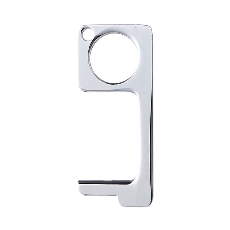 2 PCS Portable Quarantine Virus Open Door Press Elevator Key Ring