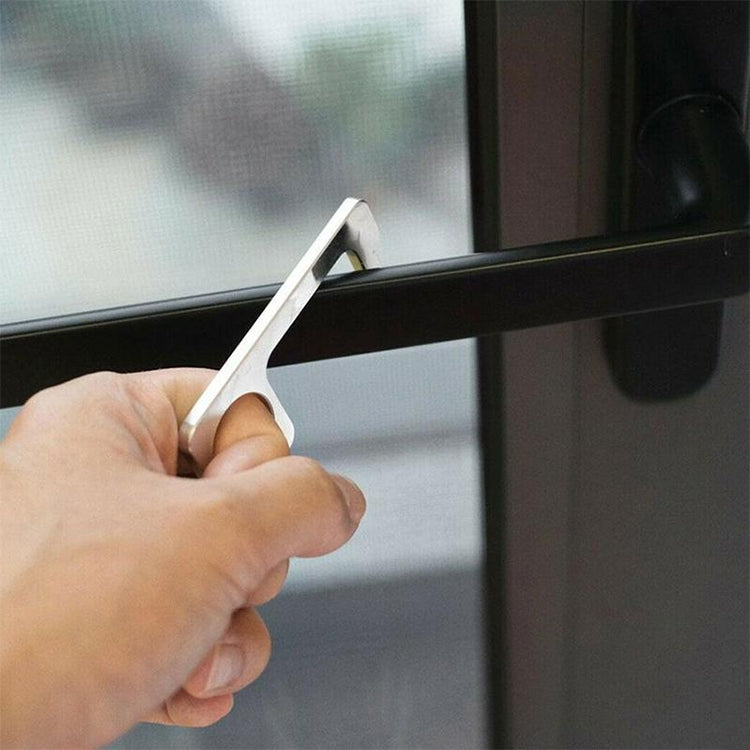 2 PCS Portable Quarantine Virus Open Door Press Elevator Key Ring