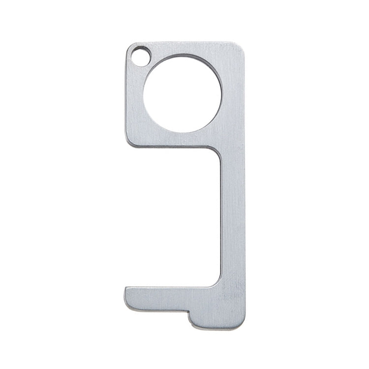 2 PCS Portable Quarantine Virus Open Door Press Elevator Key Ring