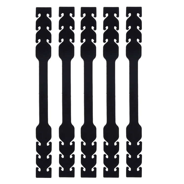 5 PCS Adjustable Face Mask Ear Band Rope Extension Buckle for Adult, Length: 19.5cm