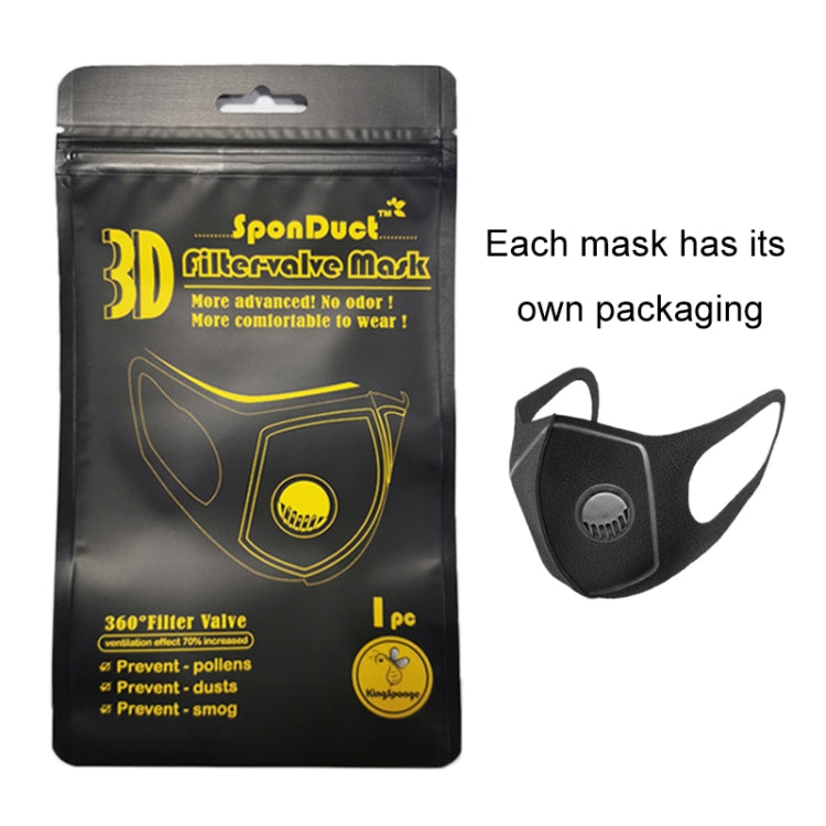 10 PCS Dust-proof Breathable Wind-proof Fog-proof Disposable Mask with Breath-Valve Filter