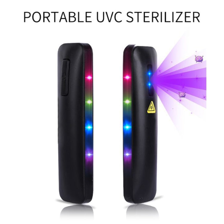 Solid Color UVC Handheld Portable Ultraviolet Disinfection Lamp