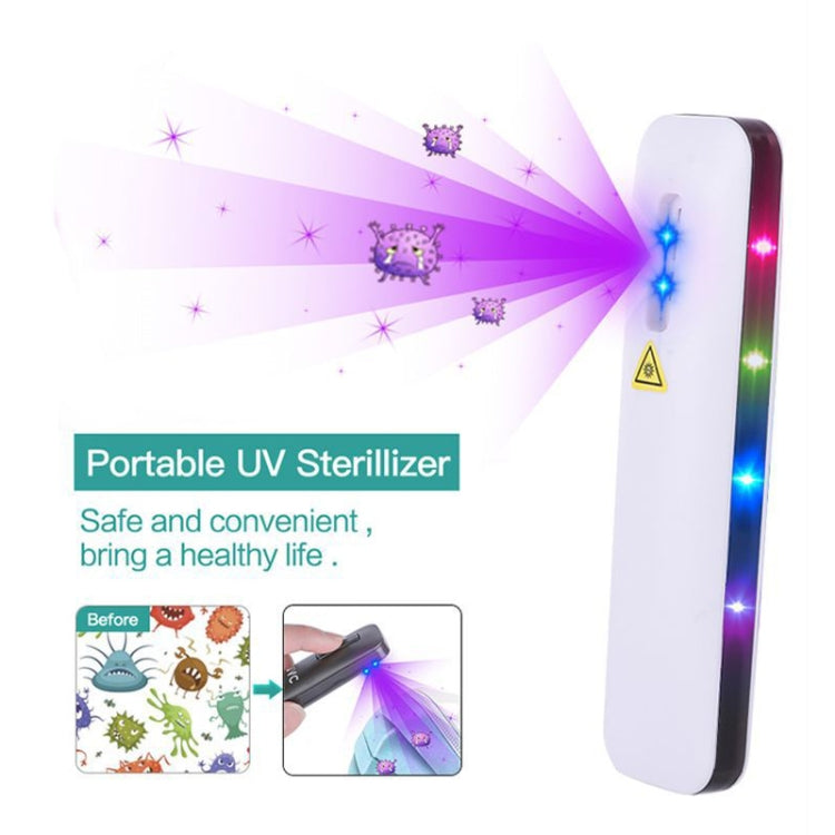 Solid Color UVC Handheld Portable Ultraviolet Disinfection Lamp