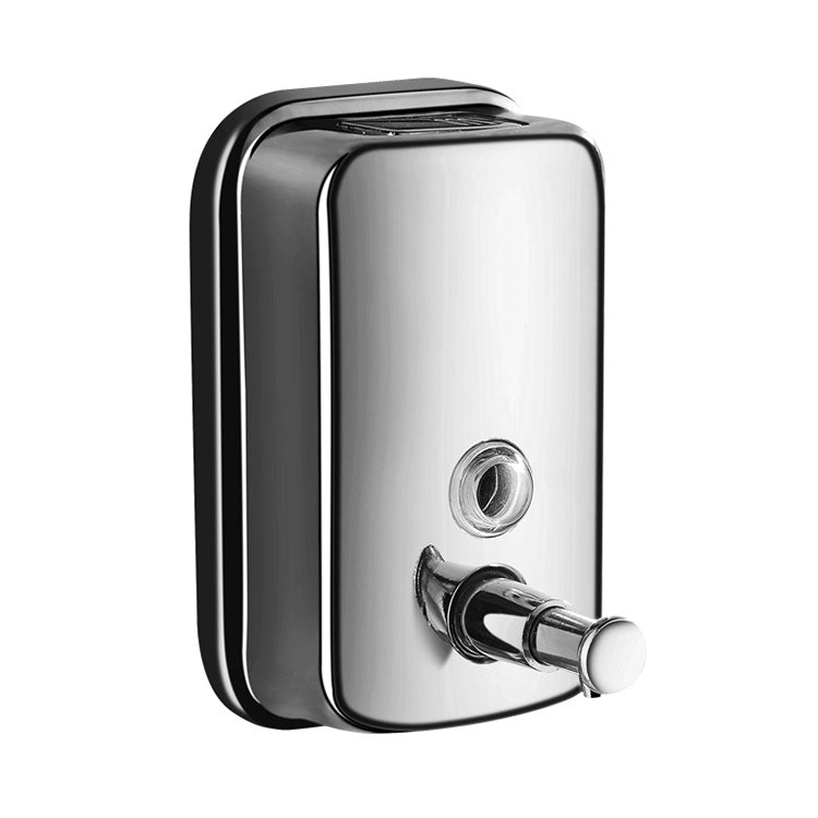 800ml Wall-mounted Press-type 304 Stainless Steel Soap Box Hotel Soap Dispenser