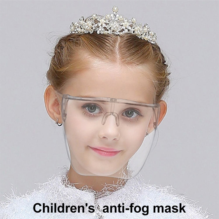 2 PCS Kids Anti-Saliva Splash Anti-Spitting Anti-Fog Face Shield Sunscreen Sunglasses