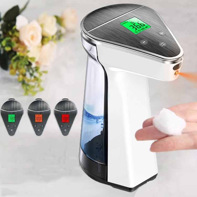 2 in 1 Handsfree Non-contact Body Infrared Thermometer + 450ml Automatic Non-contact Liquid Soap Dispenser