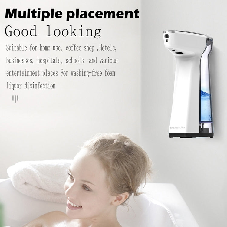 2 in 1 Handsfree Non-contact Body Infrared Thermometer + 450ml Automatic Non-contact Liquid Soap Dispenser