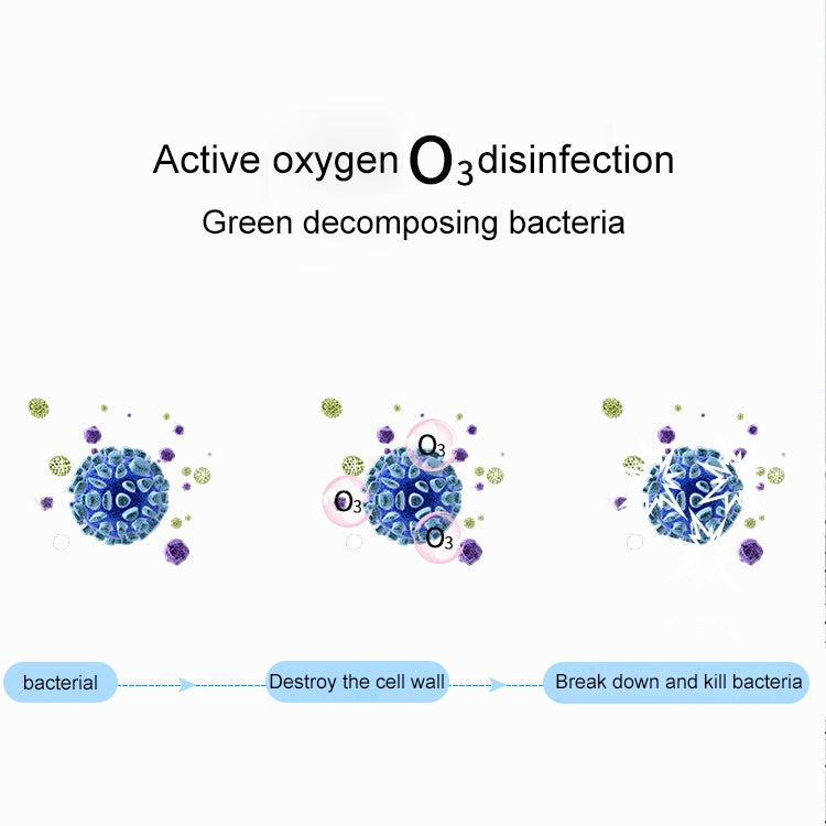 Sterilization Travel Bag Large Capacity Ozone Disinfection Fitness Bag Can Be Carried