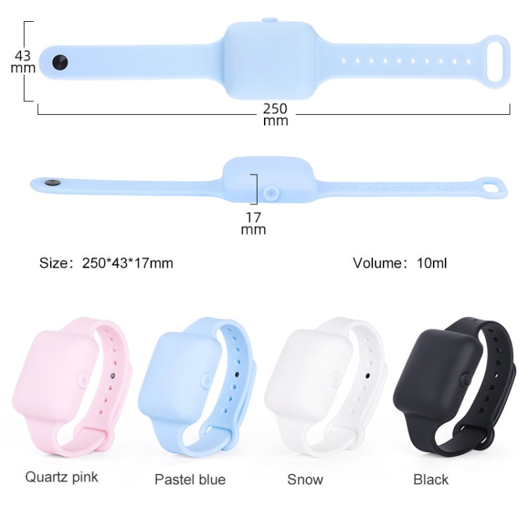 TA-4 10ml Portable Outdoor Silicone Alcohol Liquid Soap Handwashing Fluid Sunscreen Cream Split Bracelet Watch Wristband Sub-packing Box