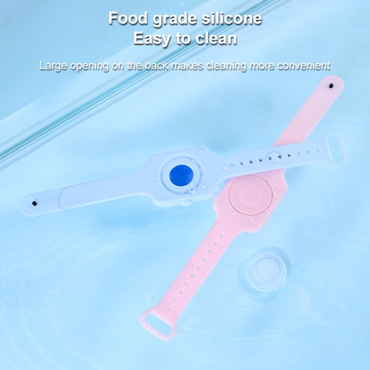 TA-4 10ml Portable Outdoor Silicone Alcohol Liquid Soap Handwashing Fluid Sunscreen Cream Split Bracelet Watch Wristband Sub-packing Box