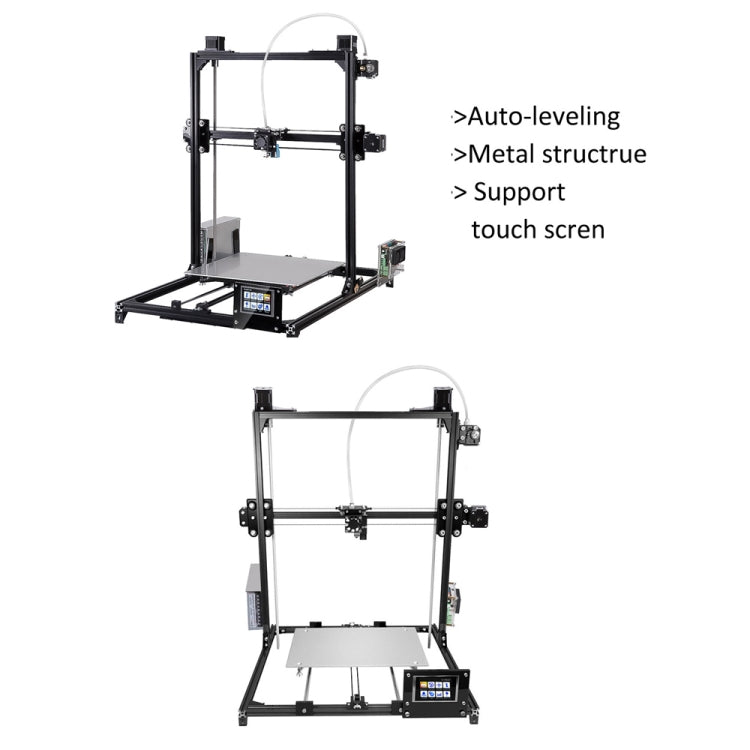 FLSUN_C Plus Touch Screen 3D Printer i3 Plus DIY Kit with Auto Leveling RepRap Desktop 3D Printing Heated Bed