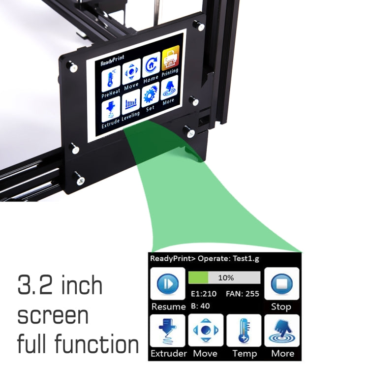 FLSUN_C Plus Touch Screen 3D Printer i3 Plus DIY Kit with Auto Leveling RepRap Desktop 3D Printing Heated Bed
