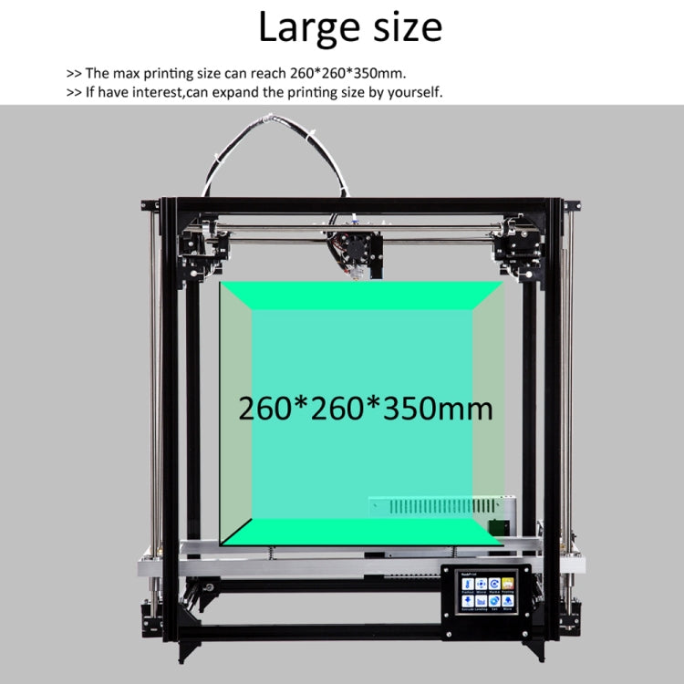FLSUN_F2 DIY Kit Touch Screen Auto Leveling Cube Full Metal Square Large Printing Size Desktop 3D Printer with Heated Bed Precision