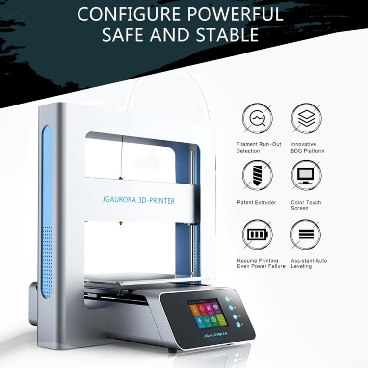 JGAURORA A3S Desktop High Precision Metal Plate Frame Three-Dimensional Physical 3D Printer
