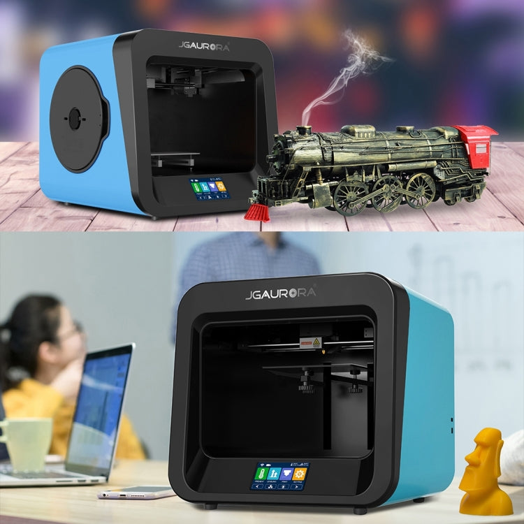 JGAURORA A4 Desktop High Precision Metal Plate + High Injection Molding Frame Three-Dimensional Physical 3D Printer