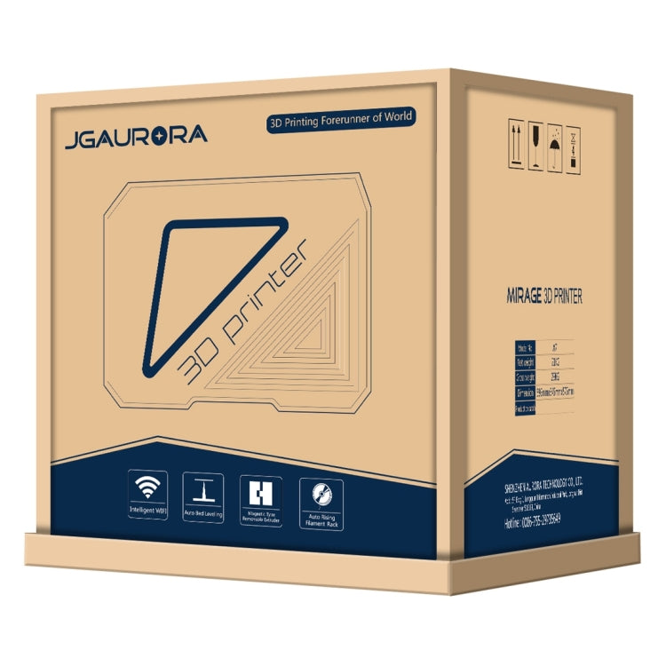 JGAURORA A7 Desktop High Precision Metal Plate + High Injection Molding Frame Three-Dimensional Physical 3D Printer(Black)