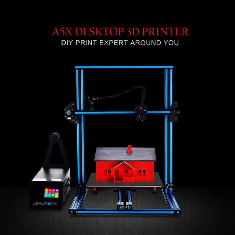 JGAURORA A5X Desktop High Precision Metal Plate Frame Three-Dimensional Physical 3D Printer