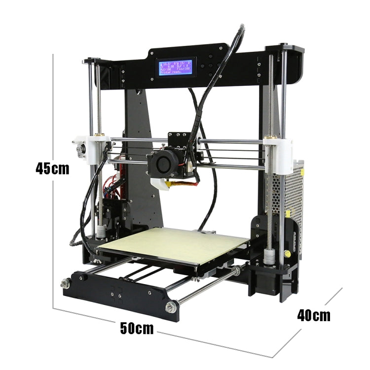 ANET A8 2004 LCD Display Desktop 3D Printer, Support SD Card & Off-line Printing
