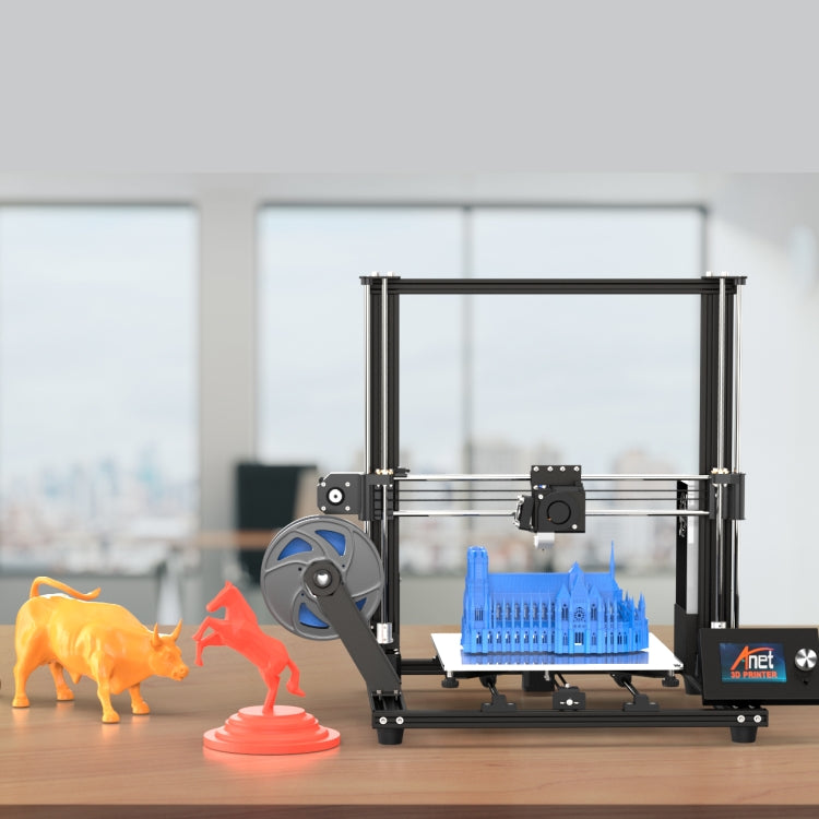 ANET A8 Plus Upgraded Adjustable Desktop 3D Printer, Support DIY & Modular Assembly Method, Printing Size: 30x30x35cm