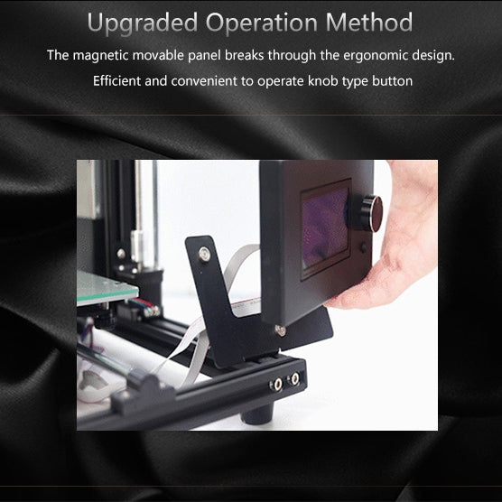 ANET A8 Plus Upgraded Adjustable Desktop 3D Printer, Support DIY & Modular Assembly Method, Printing Size: 30x30x35cm