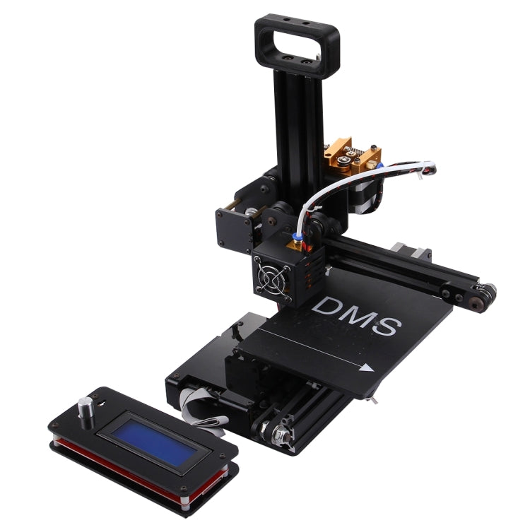 D1 3D Aluminum Alloy Three-Dimensional Physical Printer with LCD Display, Use PLA 1.75mm Printing Supplies