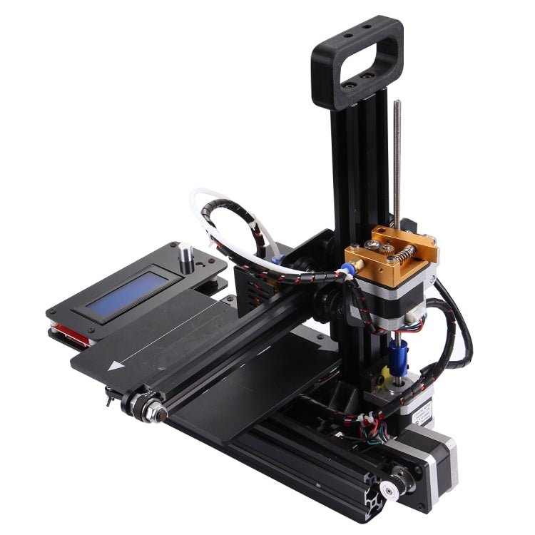 D1 3D Aluminum Alloy Three-Dimensional Physical Printer with LCD Display, Use PLA 1.75mm Printing Supplies