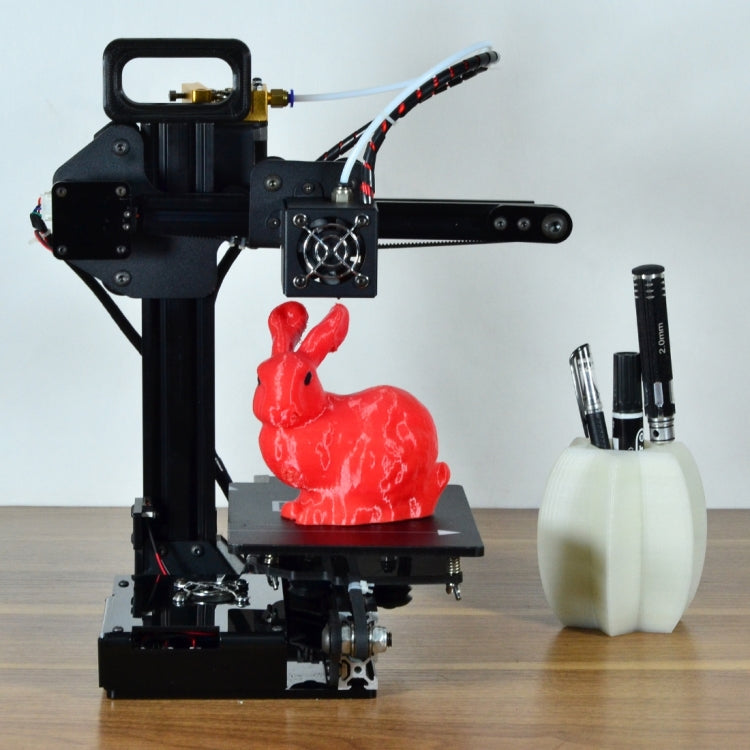 D1 3D Aluminum Alloy Three-Dimensional Physical Printer with LCD Display, Use PLA 1.75mm Printing Supplies