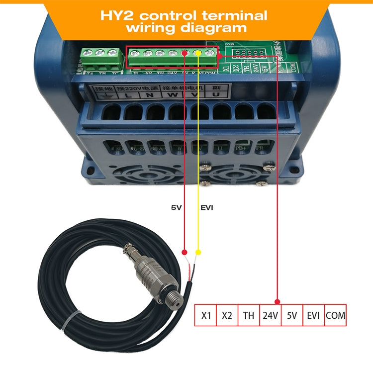 HY2-1500X 1.5KW 220V Single-phase Input Single-phase Output Constant Pressure Water Supply Inverter