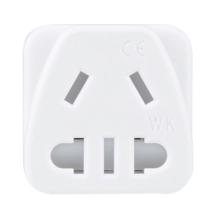 Portable Universal Five-hole WK to C13-C14 Plug Socket Power Adapter(White)