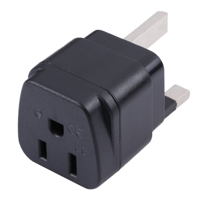 Portable Three-hole US to UK Plug Socket Power Adapter with Fuse
