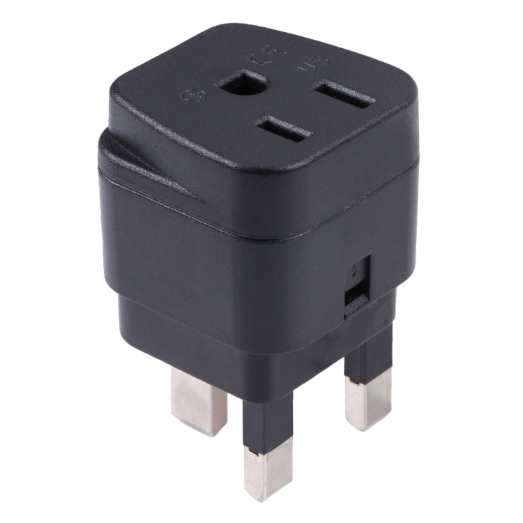 Portable Three-hole US to UK Plug Socket Power Adapter with Fuse