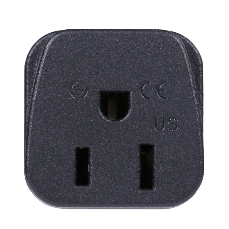 Portable Three-hole US to UK Plug Socket Power Adapter with Fuse