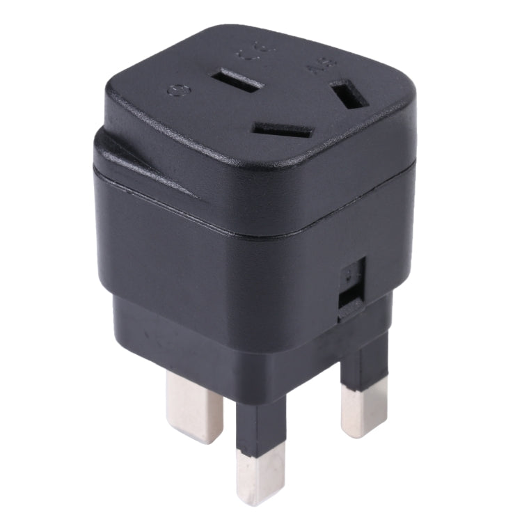 Portable Three-hole AU to UK Plug Socket Power Adapter with Fuse