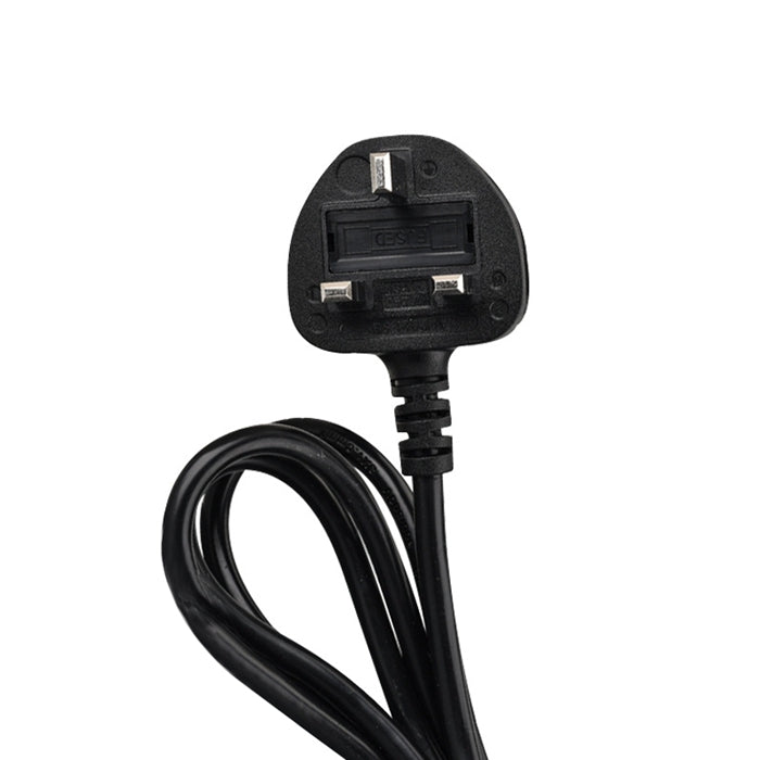 Charging Plug-in Wiring Board Creative Rotary Towline Board 13A Deformed Socket, UK Plug, 5-Bit Socket(Black)
