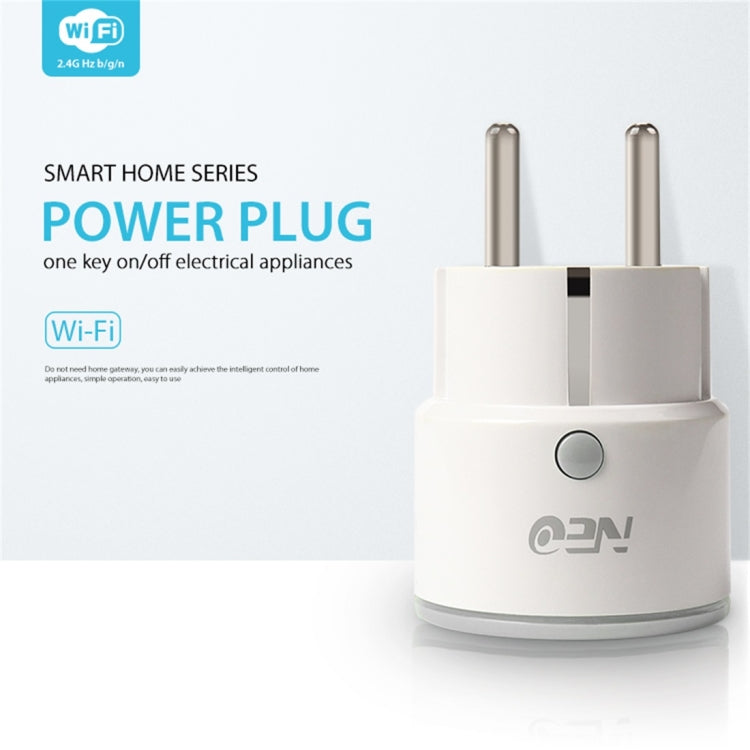 NEO NAS-WR01W WiFi EU Smart Power Plug,with Remote Control Appliance Power ON/OFF via App & Timing function