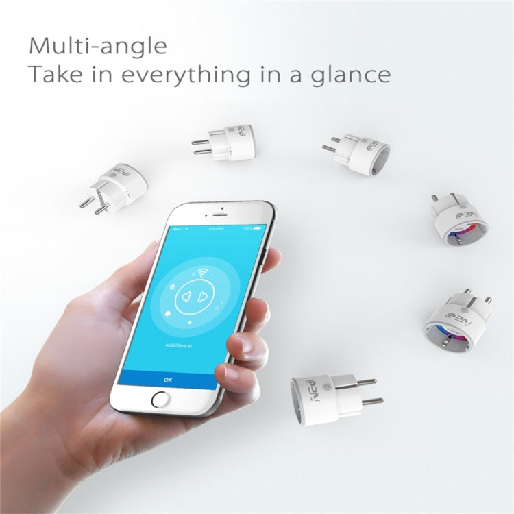 NEO NAS-WR01W WiFi EU Smart Power Plug,with Remote Control Appliance Power ON/OFF via App & Timing function