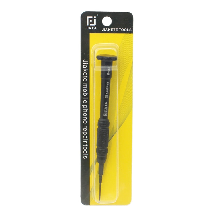 JIAFA JF-619-1.2 Cross 1.2 x 25mm Mobile Phone Repair Tool Screwdriver (Black)