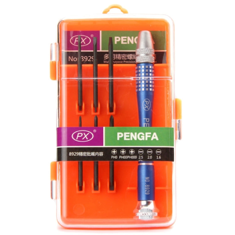 PX-8929 7 in 1 Metal Multi-purpose Precision Screwdriver Set for Watch, Glasses, and etc