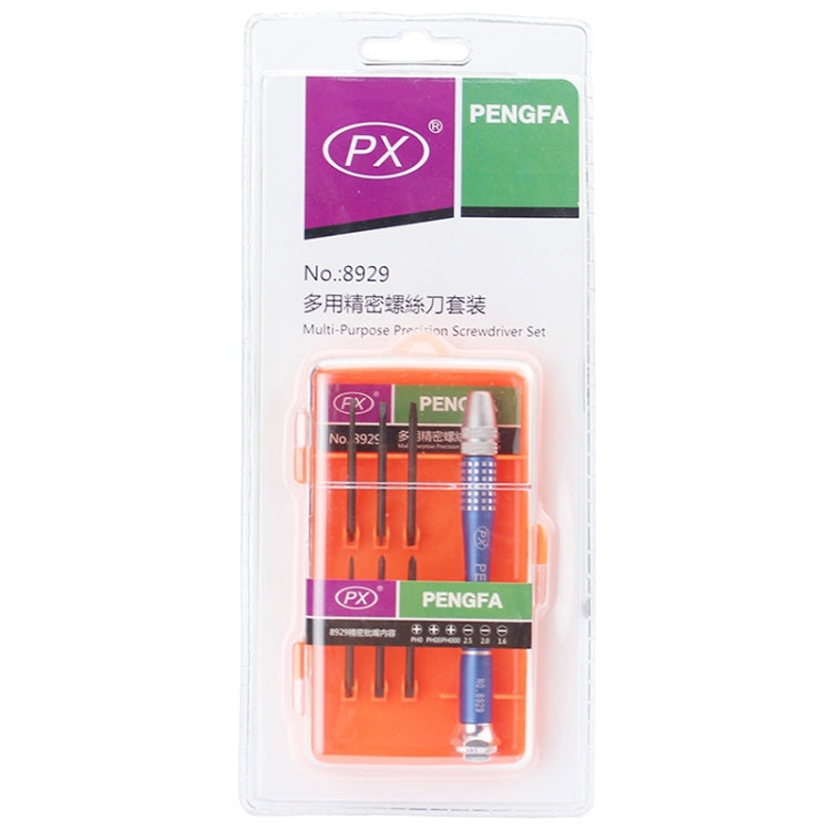 PX-8929 7 in 1 Metal Multi-purpose Precision Screwdriver Set for Watch, Glasses, and etc